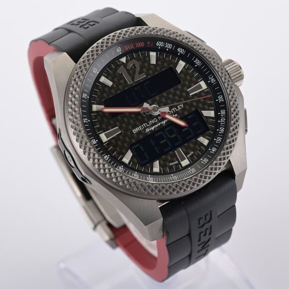 Breitling Bentley Supersport B55 EB5520 Limited Carbon Fiber 46mm Men's Watch - Picture 6 of 13